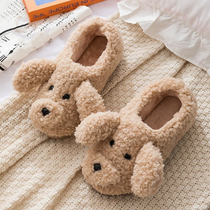 Cozy Women's Holiday Fuzzy Slippers