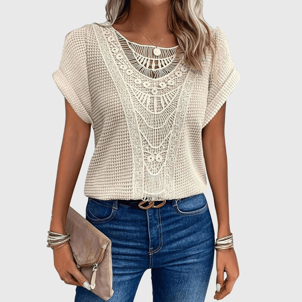 Classic Chic Summer Blouse - Olytrend