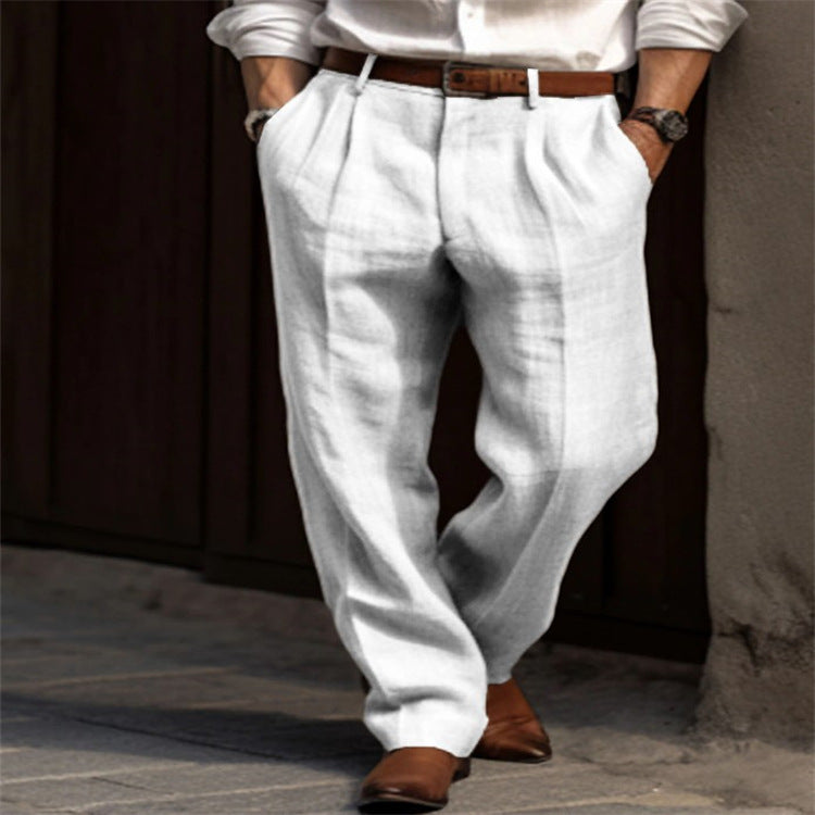 Breathable Summer Linen Trousers
