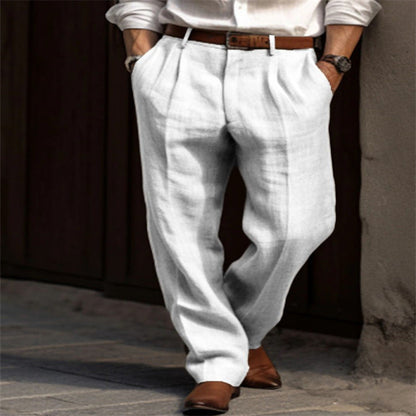 Breathable Summer Linen Trousers