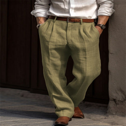 Breathable Summer Linen Trousers