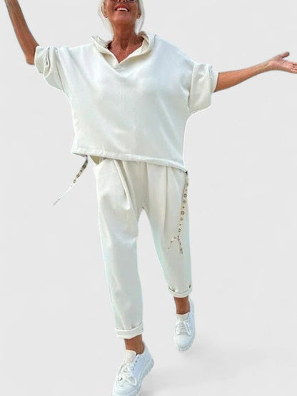 Cozy Fleece Hoodie Outfit Set