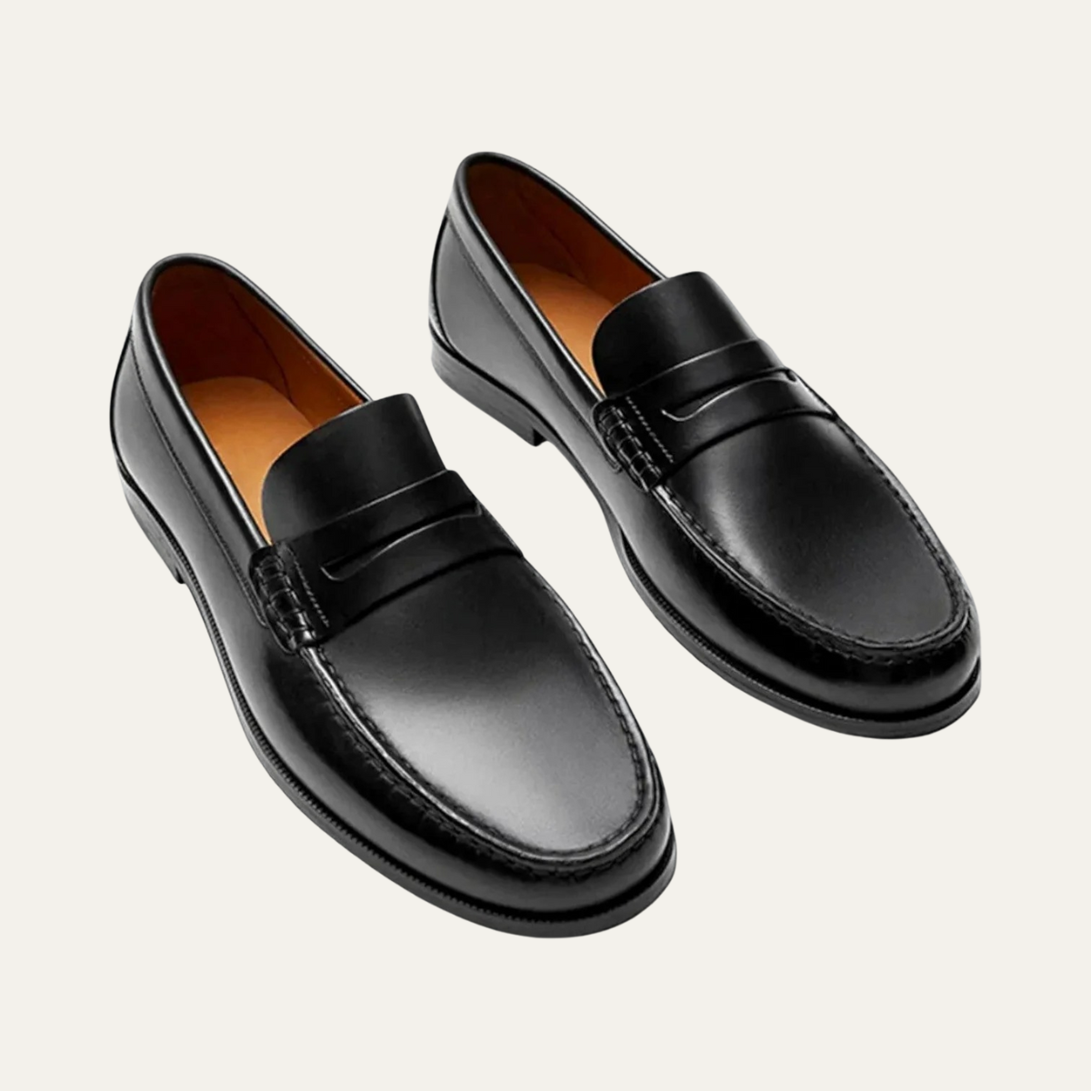 Timeless Mens Genuine Leather Slip On Shoes - Nocini