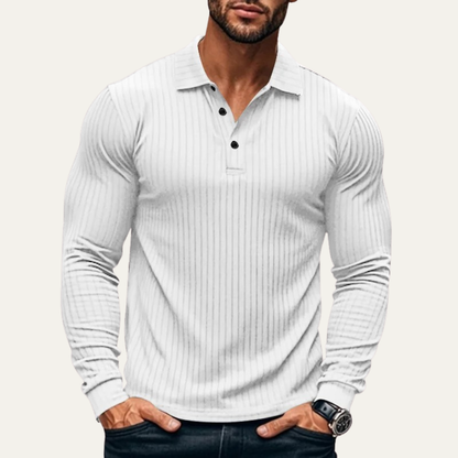 Classic Fit Men's Textured Polo Shirt