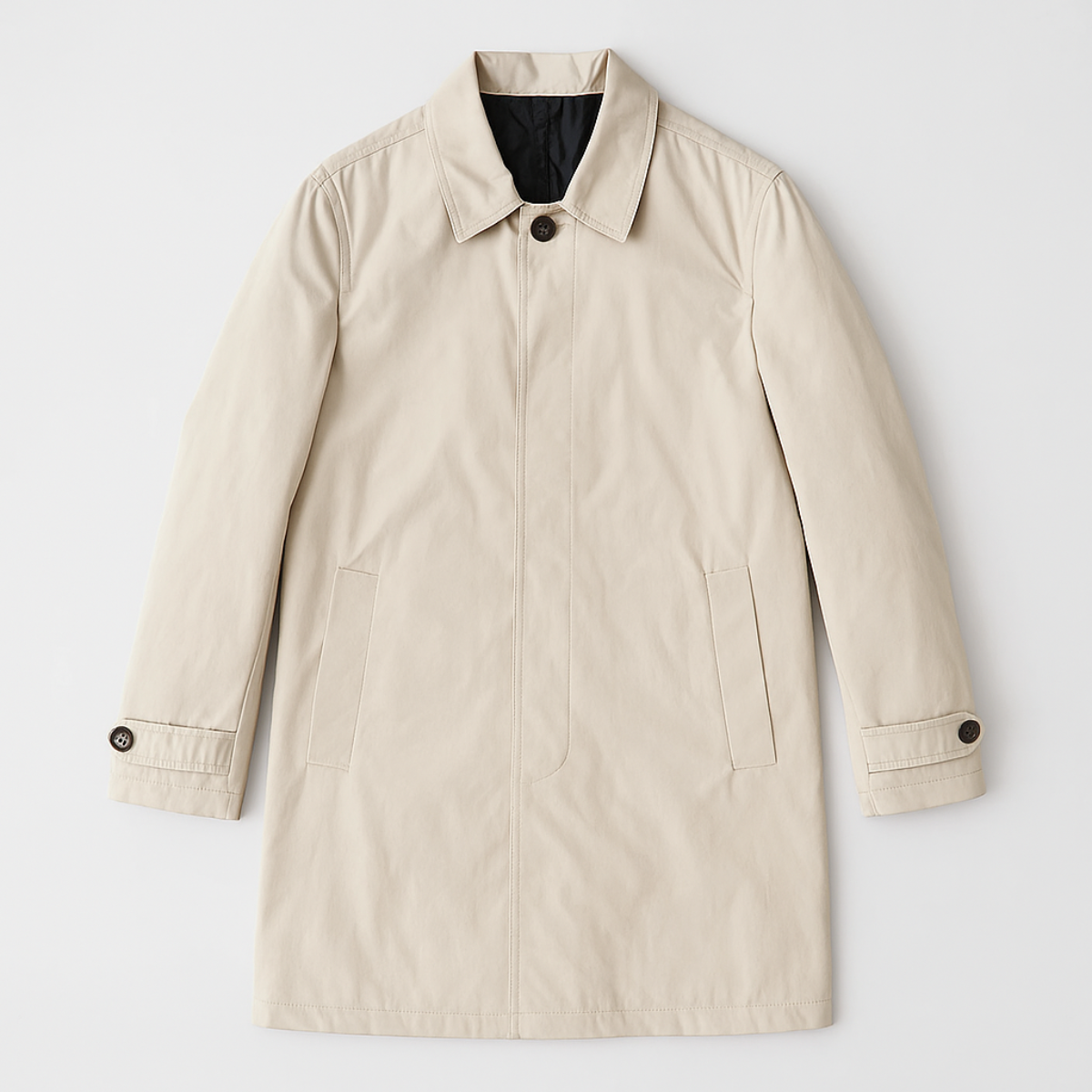 Waterproof Men's Classic Long Trench Coat - Nocini