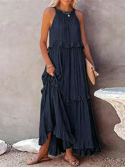 Chic Ruffle Strapless Summer Dress