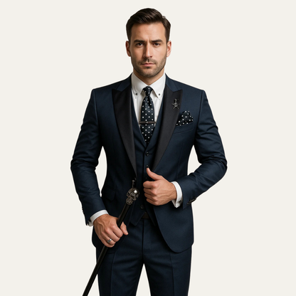 Classic Men's 3 Piece Business Suit Set