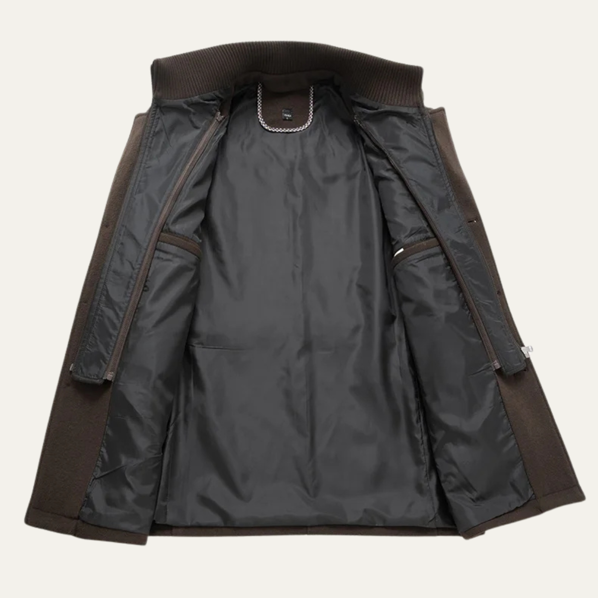 Classic Men's Waterproof Wool Trench Coat
