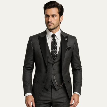Classic Men's 3 Piece Business Suit Set