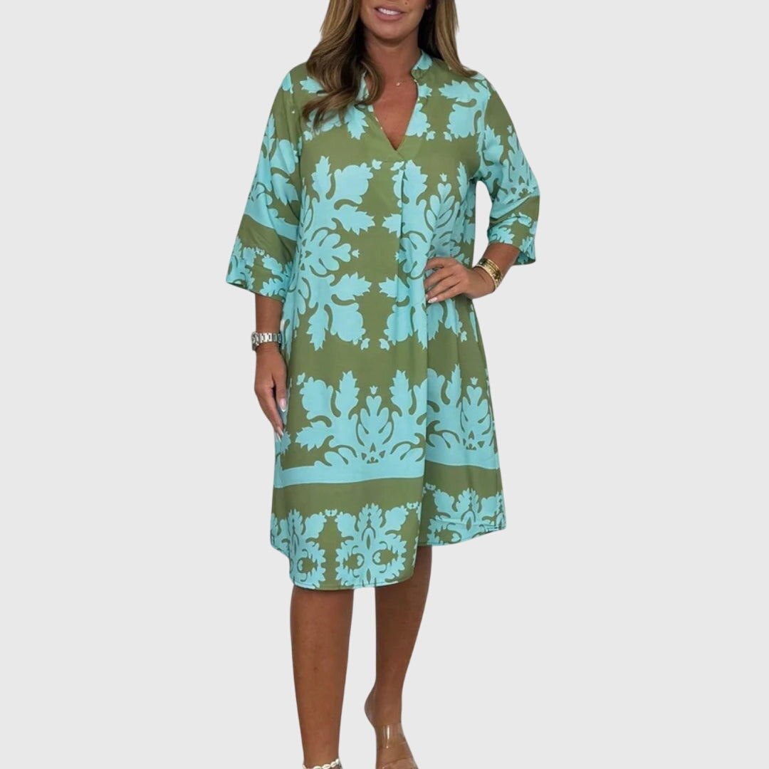 Pretty Floral Party Dress for Women - Nocini