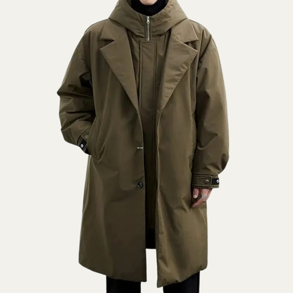 Waterproof Mens Insulated Long Parka Jacket