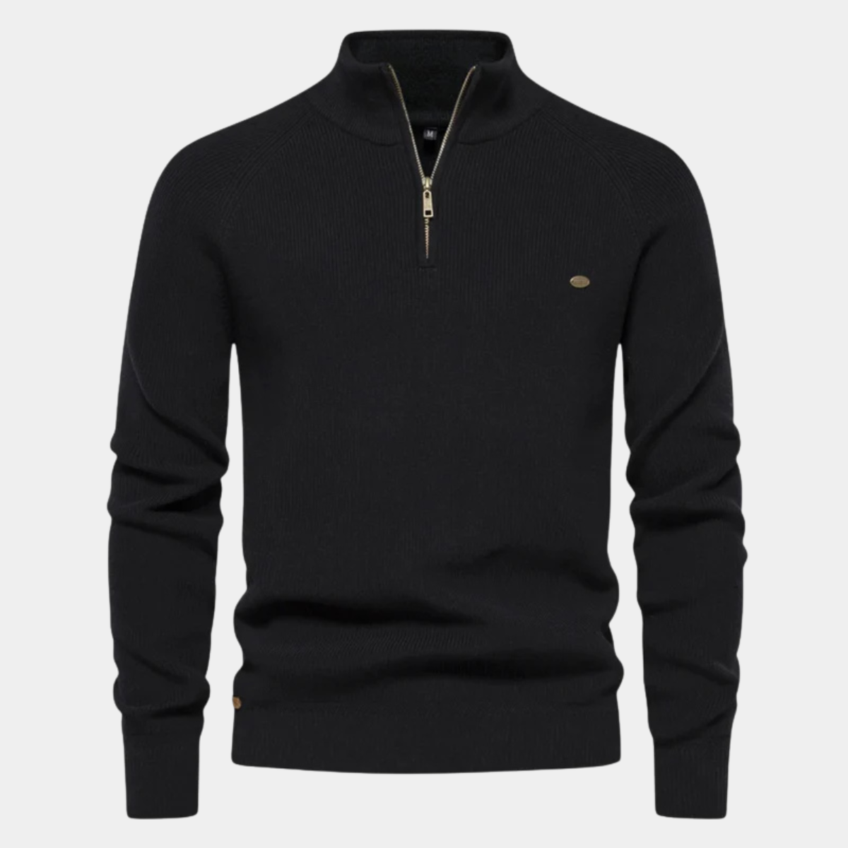 Classic Men's Cotton Quarter Zip Jumper Sweater