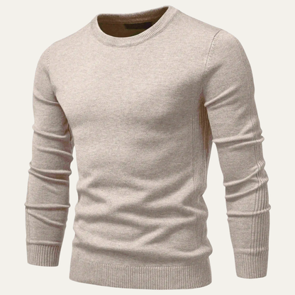 Warm Men's Classic Knit Crew Neck Sweater