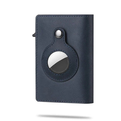 Premium Leather Phone Wallet Tracker