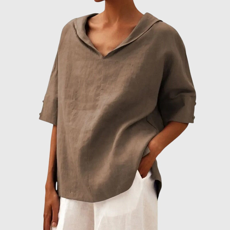 Women's Classic Black Top Blouse
