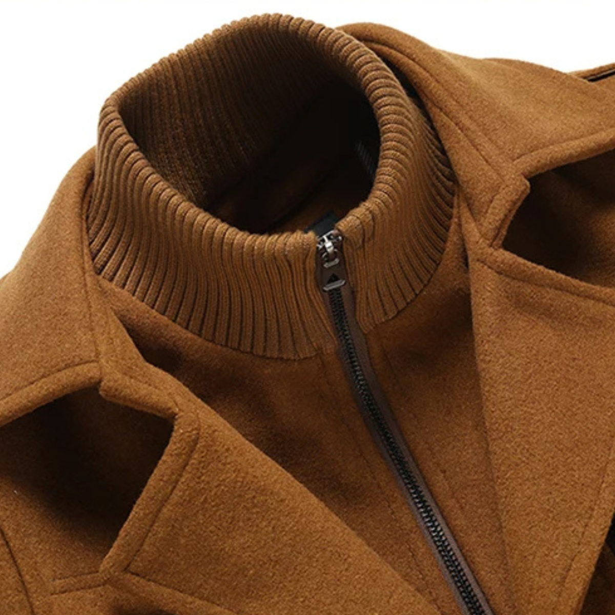 Classic Warm Wool Executive Long Coat