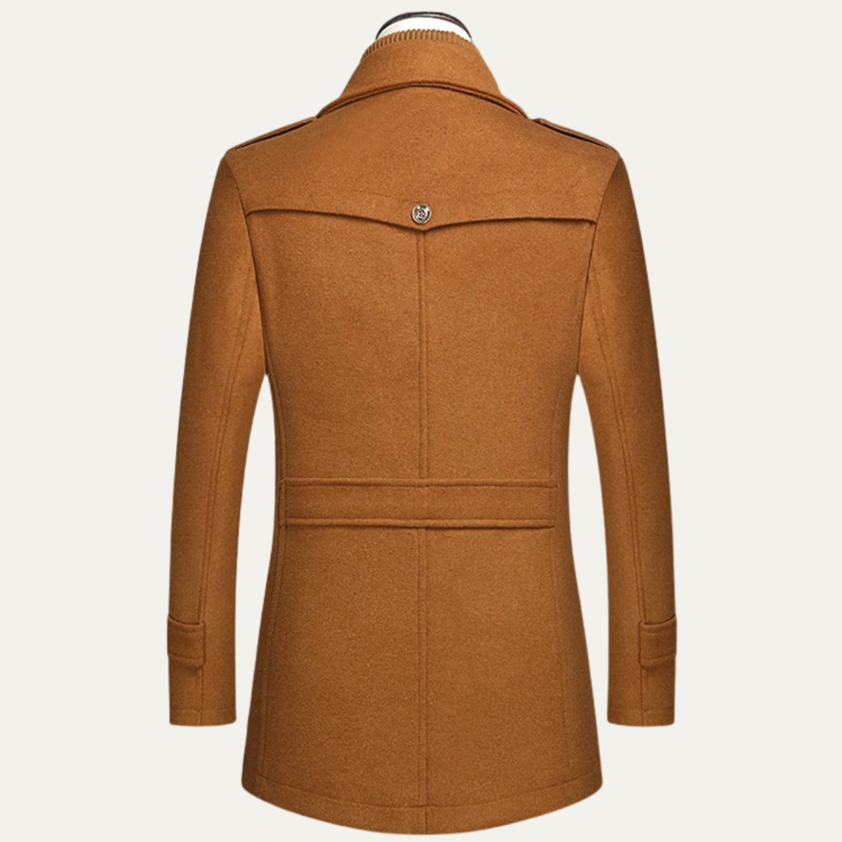 Classic Warm Wool Executive Long Coat