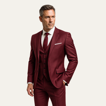 Classic Mens 3 Piece Suit - Jacket, Vest & Pants