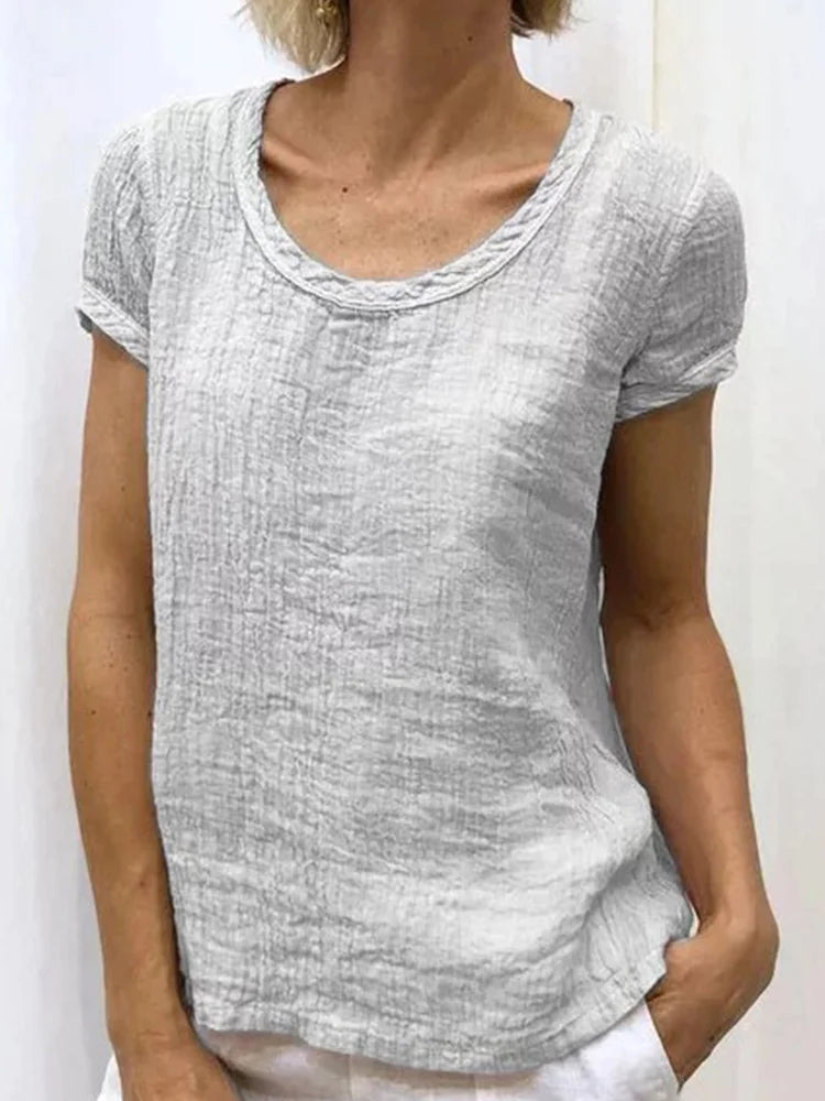 Soft Women's Short Sleeve Casual Tee