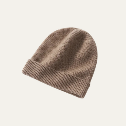Soft Men's Cashmere Ribbed Winter Beanie Hat - Nocini