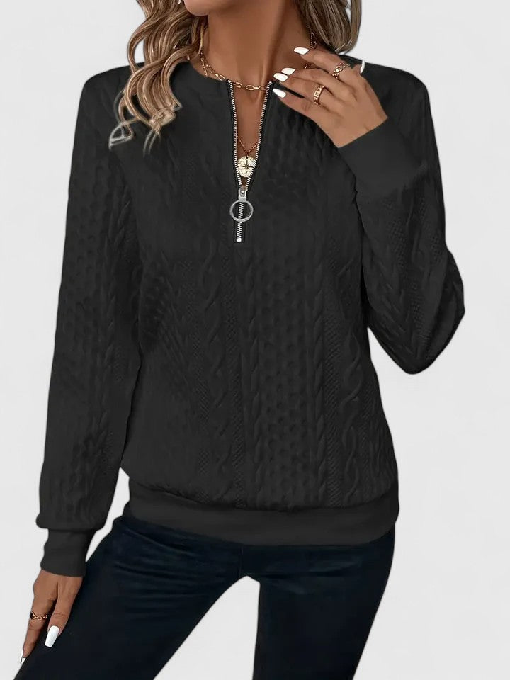 Elegant Women's Crew Neck Sweater