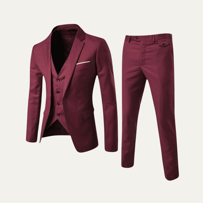 Classic Mens 3 Piece Suit - Jacket, Vest & Pants