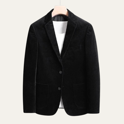 Classic Mens Slim Fit Corduroy Blazer Jacket