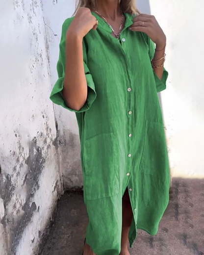 Chic Flowy Sundress Shirt