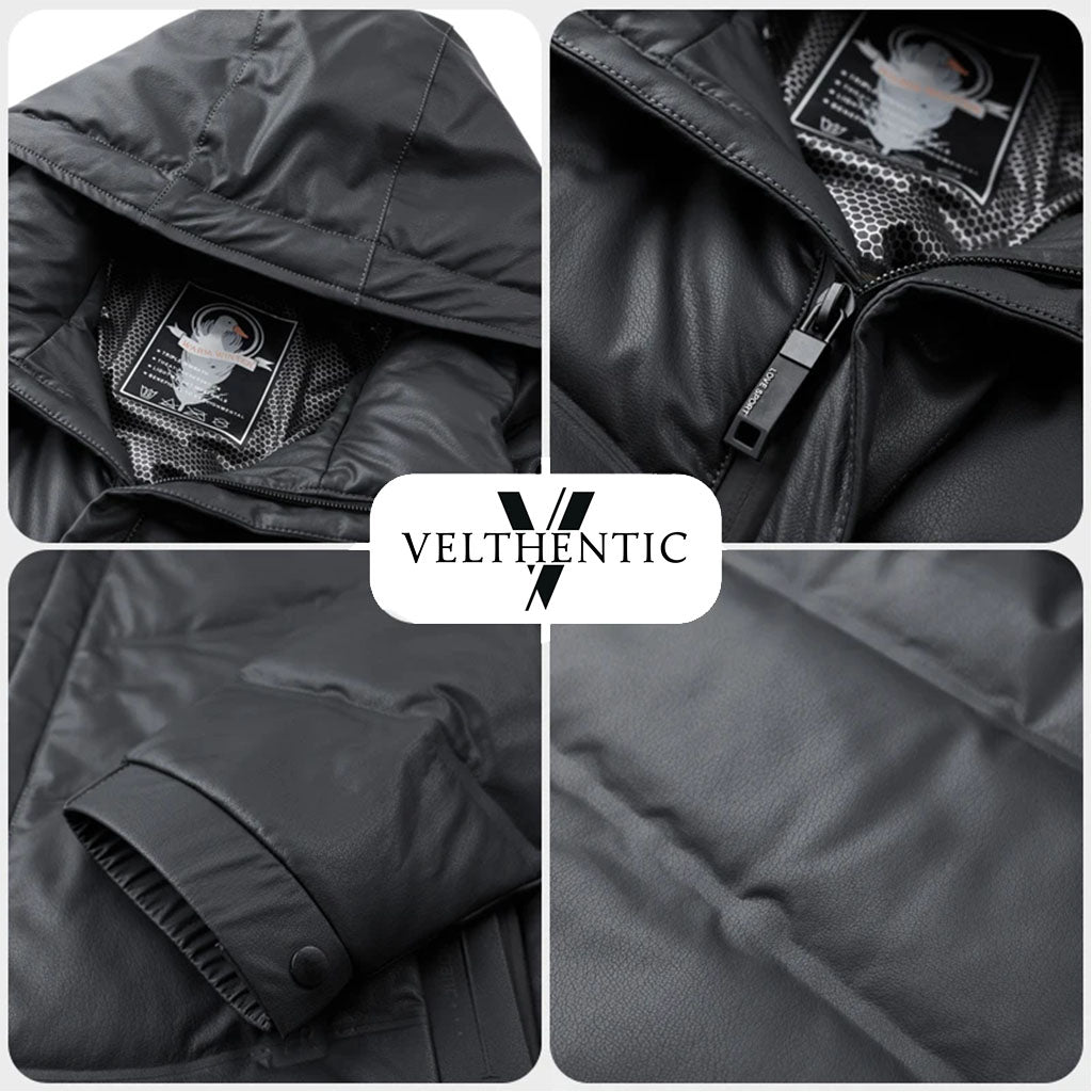 Warm Quilted Hooded Puffer Coat