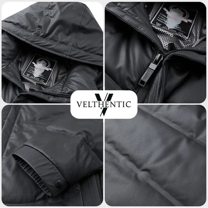 Warm Quilted Hooded Puffer Coat