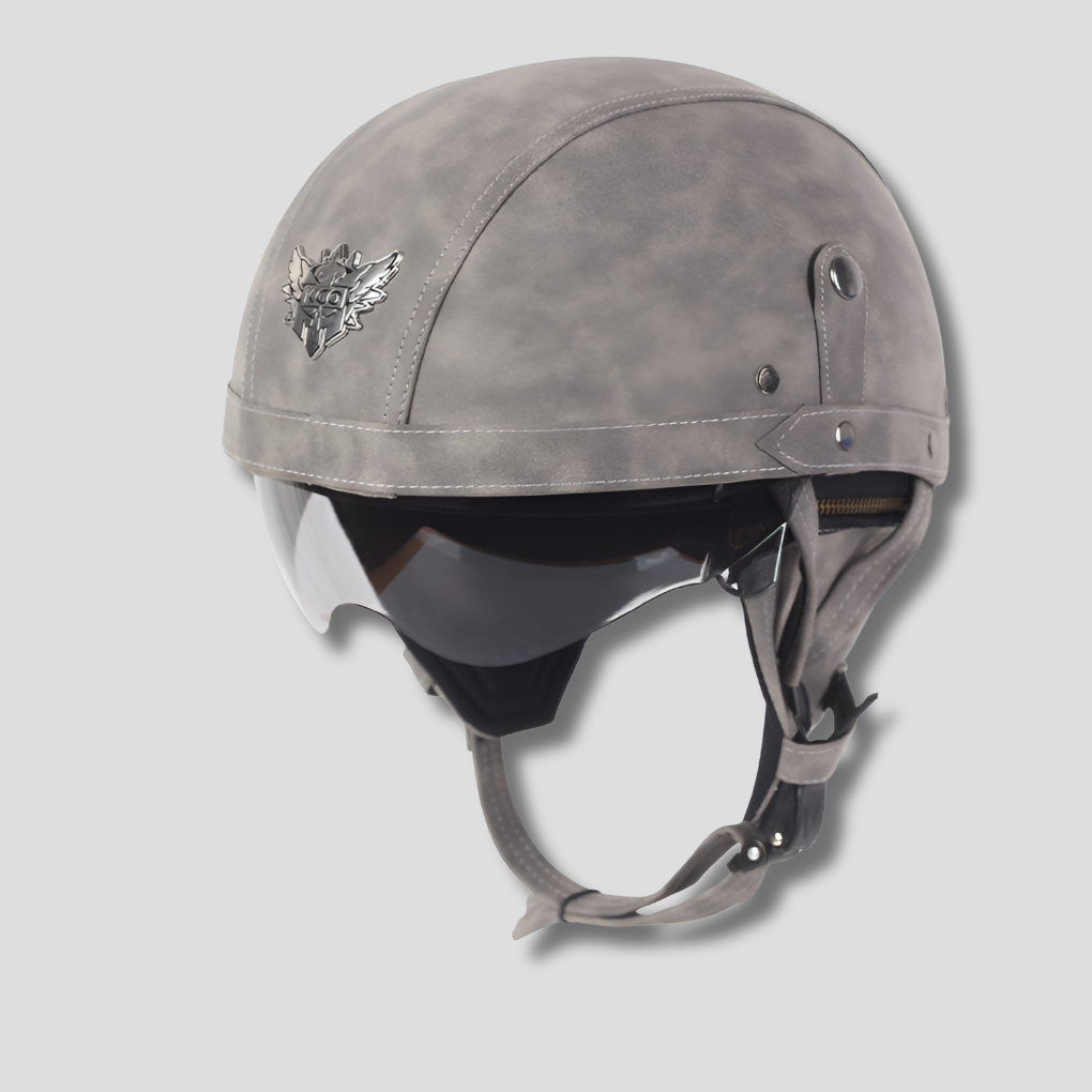 Classic Bike Helmet with Flip Up Visor