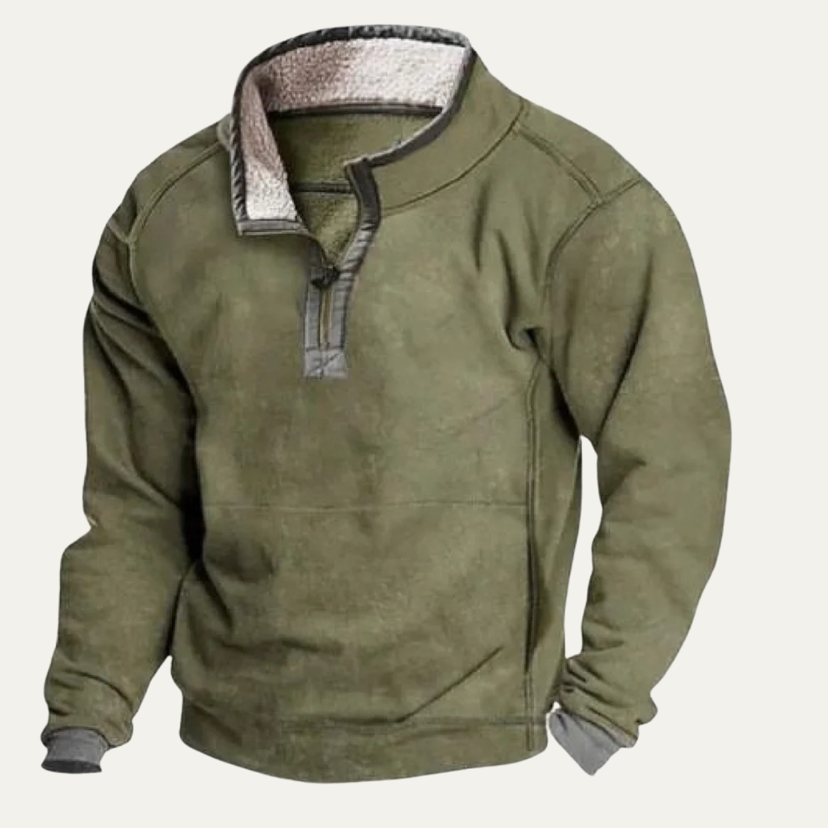 Classic Men's Crew Neck Winter Outdoor Sweater