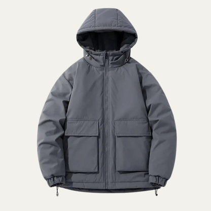 Thermal Mens Insulated Parka Jacket with Hood