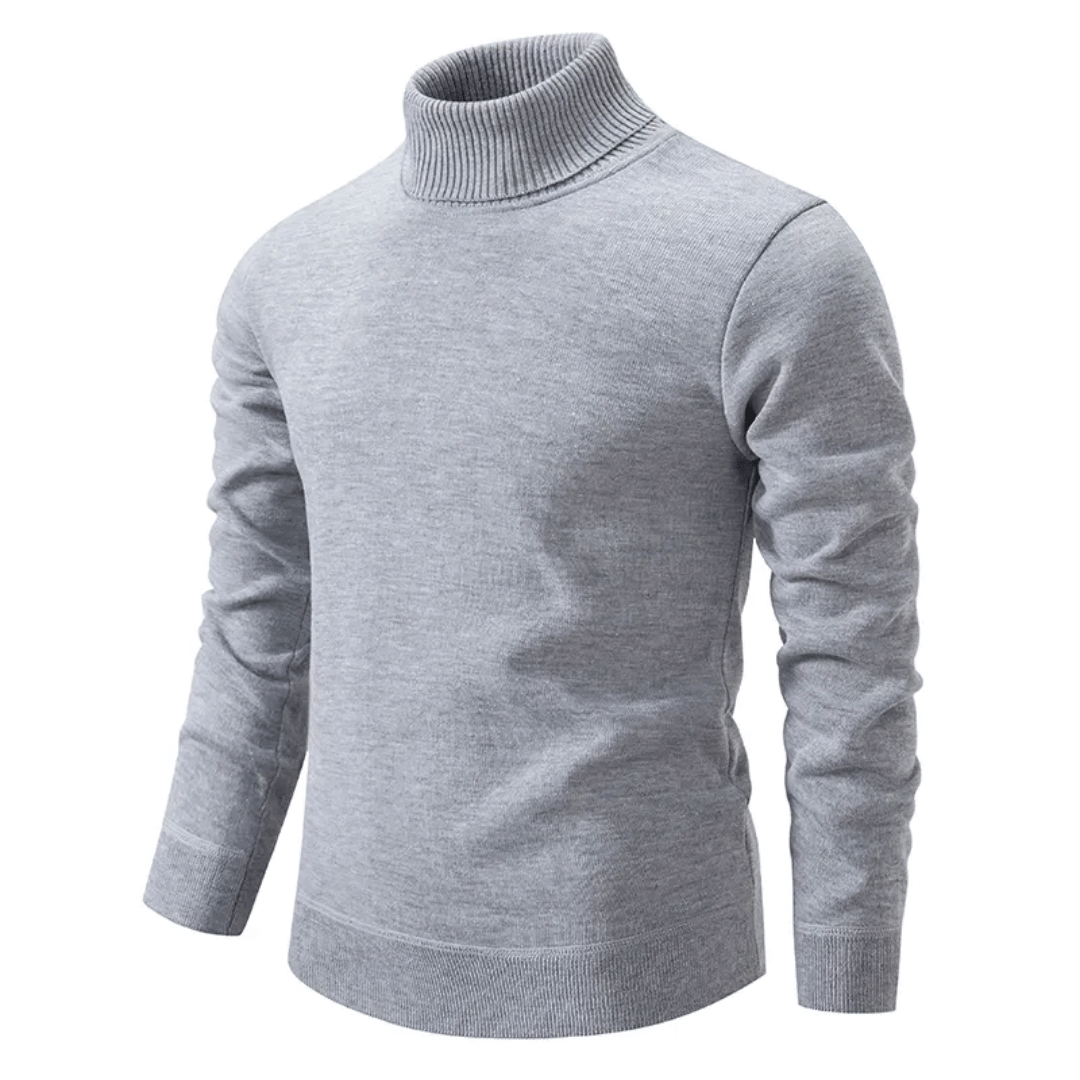 Traditional Men's Ribbed Crew Neck Sweater