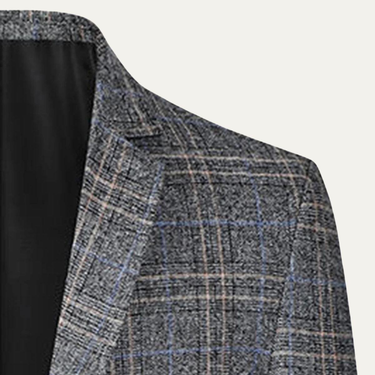 Slim Fit Checked Blazer for Men