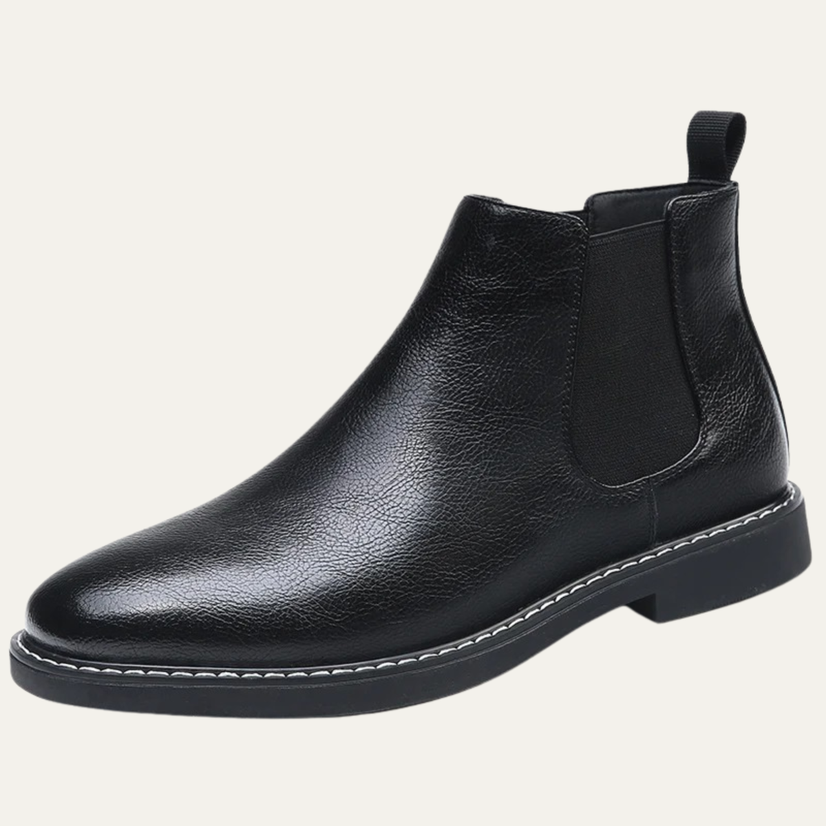 Classic Men's Vintage Pointed Leather Ankle Boots