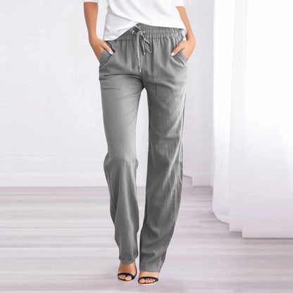 Lightweight Women's Linen Cotton Pants