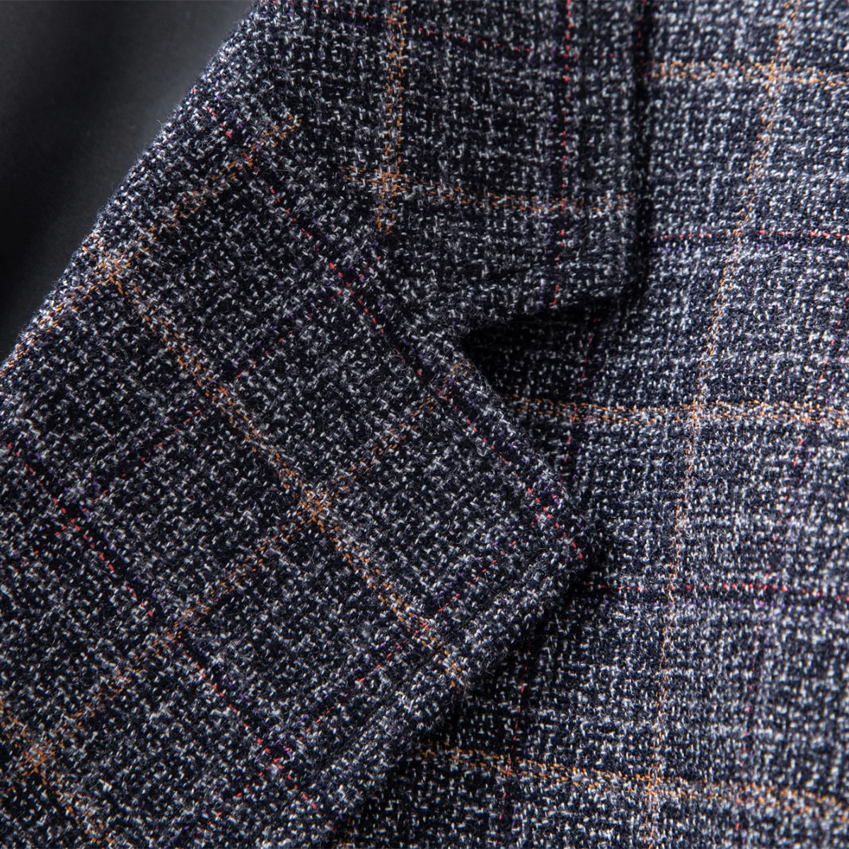 Classic Plaid Blazer For Men