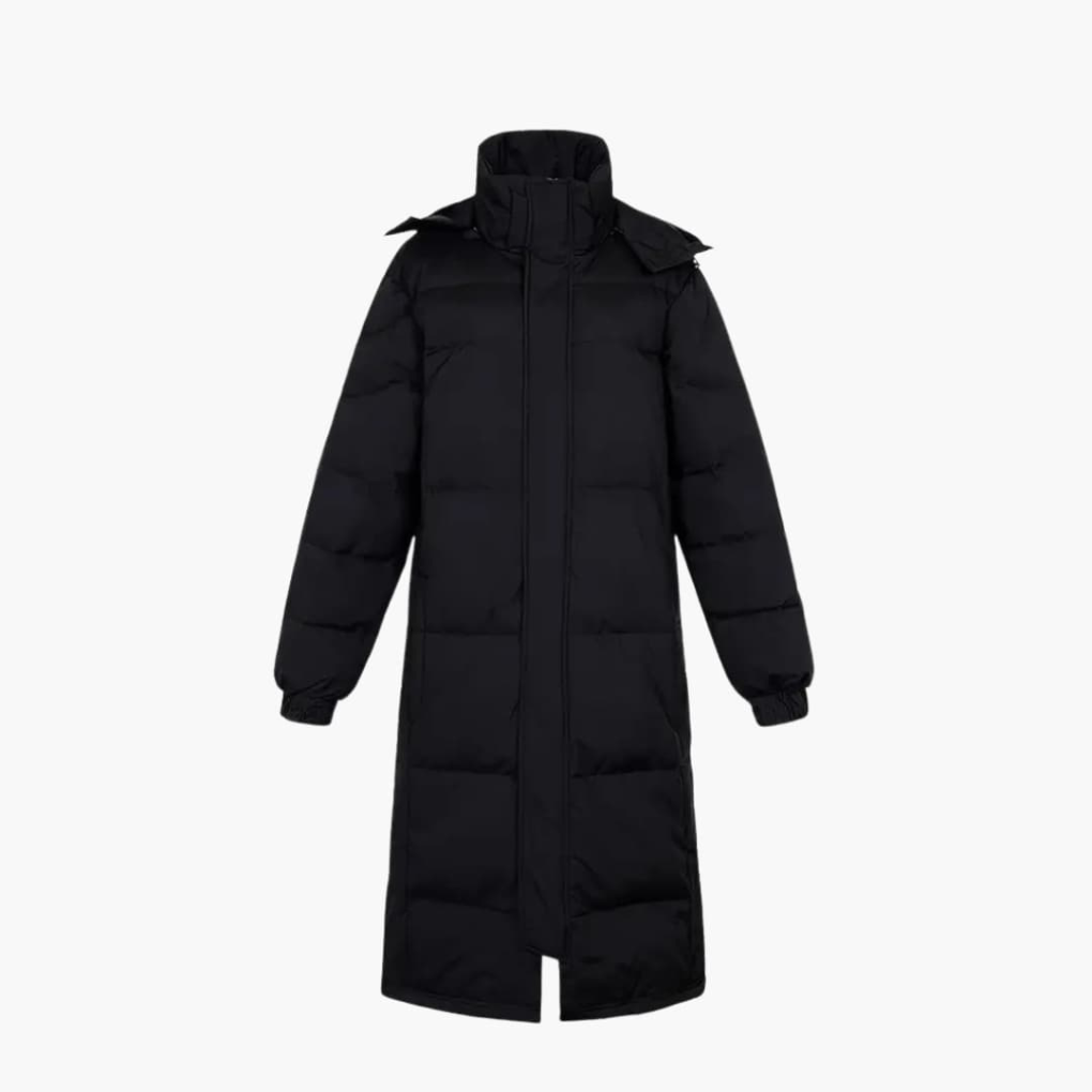 Warm Insulated Men's Winter Coat with Full Zip