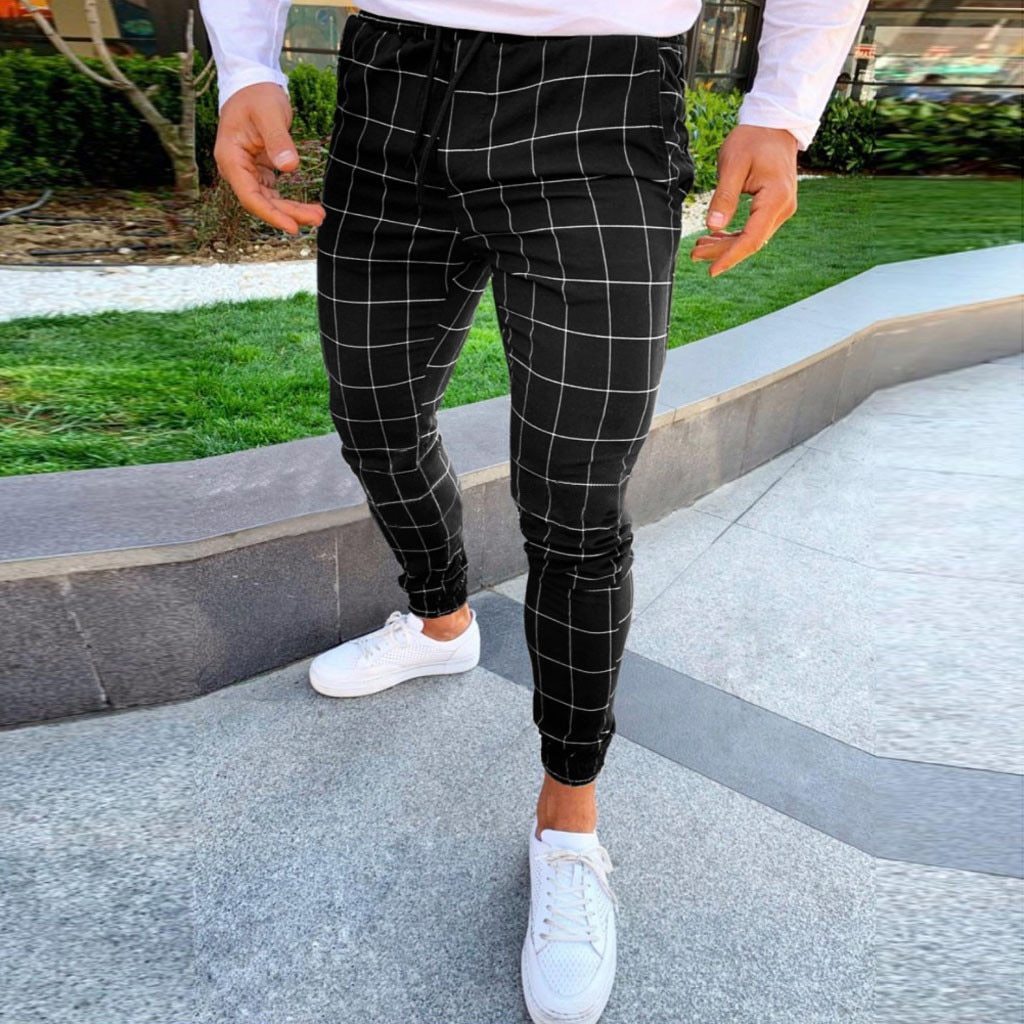Men's Slim Fit Jogger Pants - Elastic Waist Joggers