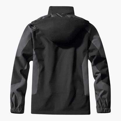 Waterproof Men's Zip Up Hoodie Coat with Pockets