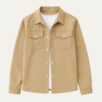 Slim Fit Men's Shirt Jacket