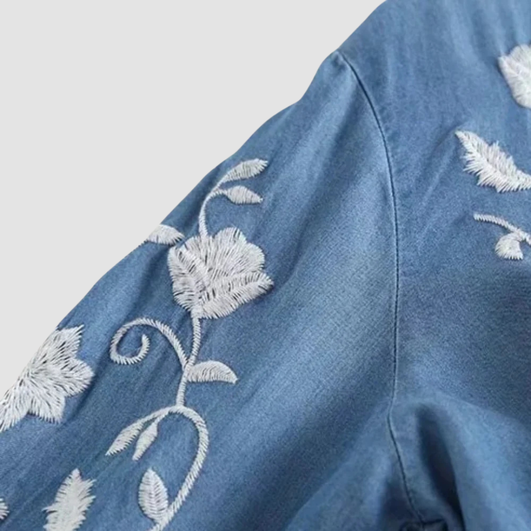 Vintage Floral Women's Cardigan Sweater