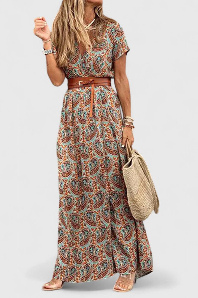 Chic Flared Evening Dress