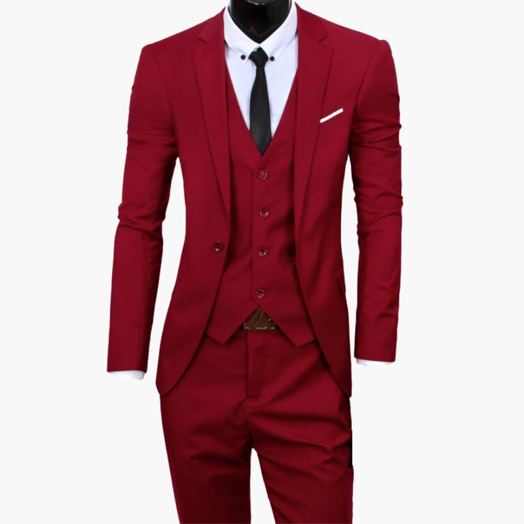 Classic Tailored 3 Piece Business Suit