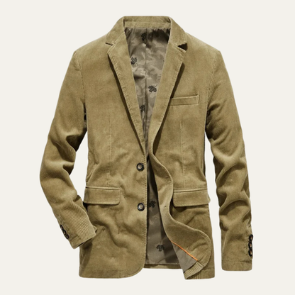 Classic Men's Textured Blazer Jacket
