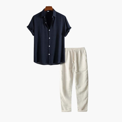 Lightweight Breathable Sleepwear Set for Men - Olytrend