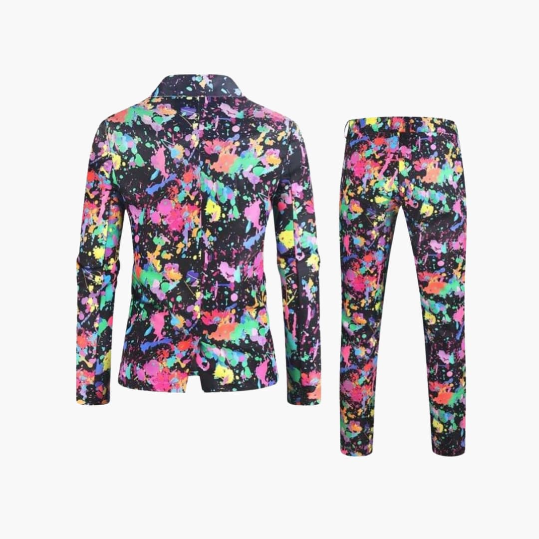 Colorful Fit Mens Suit - Stylish Design