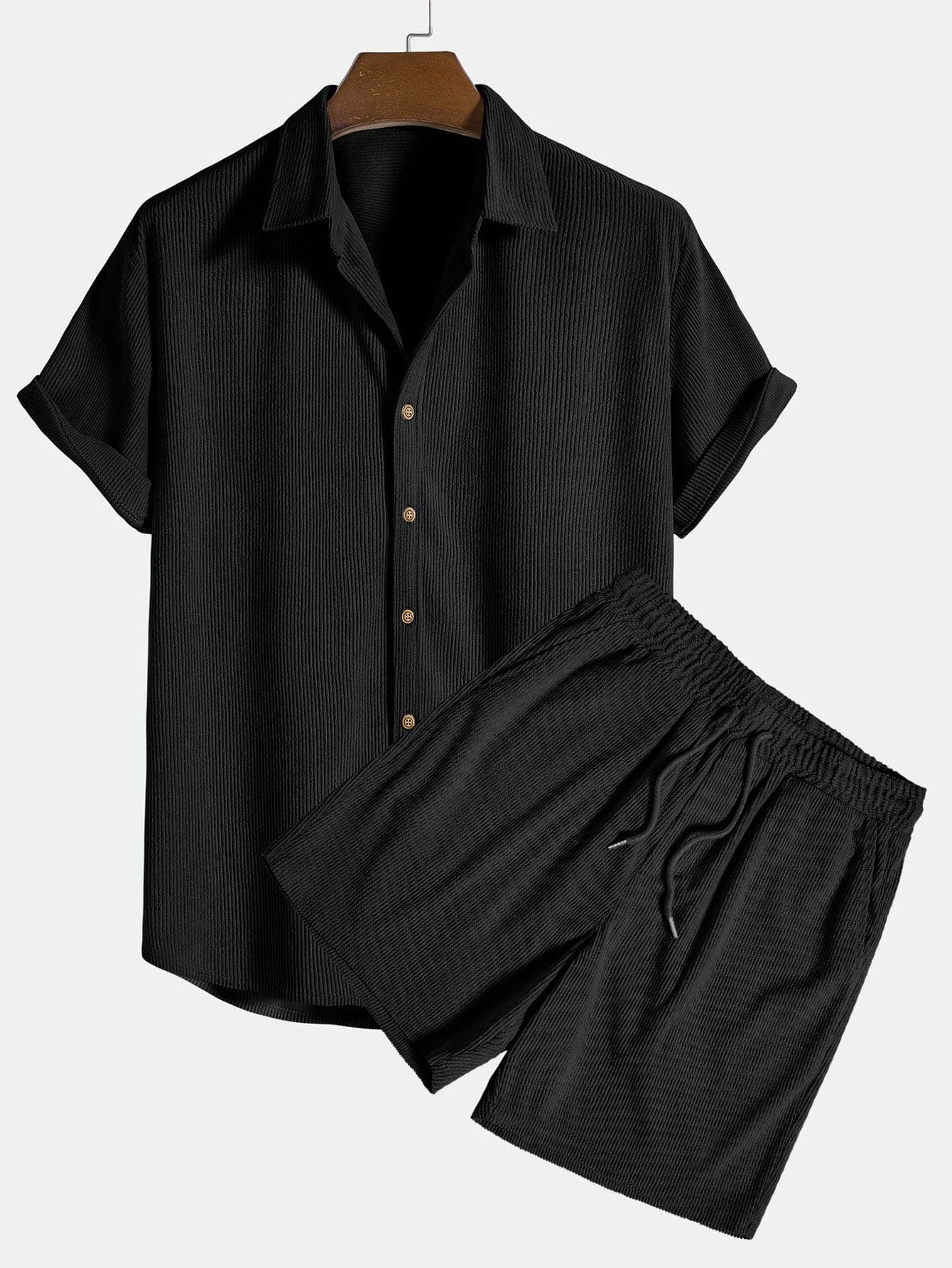 Men's Summer Shirt and Shorts Set