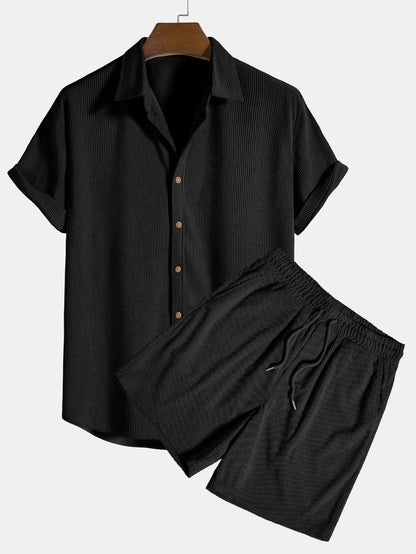 Men's Summer Shirt and Shorts Set